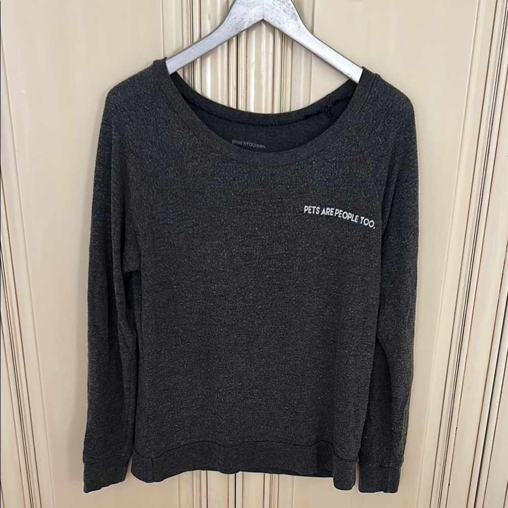 good hYOUman Black Crew Neck Sweater